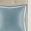 Ensemble d'édredon 8 pièces jacquard turquoise / argent grand-119417247-119417244