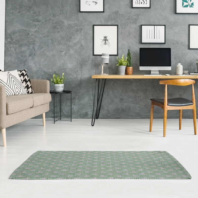 Jordao Geometric Indoor Rug, Rectangle 5' x 7'
