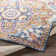 Tapis safran / bleu marine Fleeman