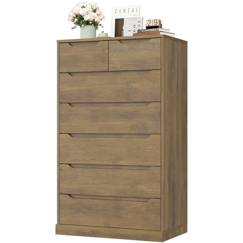 Commode 7 tiroirs, Naturel