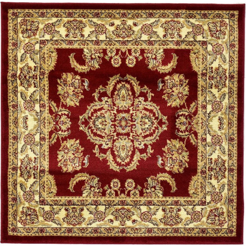 Wicklund Oriental Indoor Rug, Square 4'