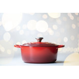 Le Creuset Signature Enameled Cast Iron Round Dutch Oven with Lid