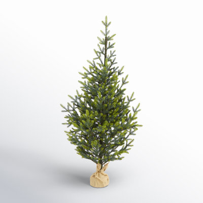 Lighted Artificial Fir Christmas Tree