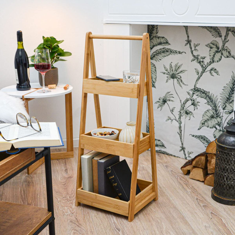 Bamboo Freestanding Bathroom Shelves