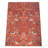 Modern Burnt-Orange Bird Design Machine Washable Rug with Built-in Padding & Non-Slip Backing-102526347