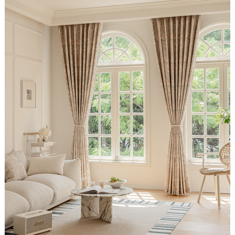 Charlotte Room Darkening Curtain Panel Pair, 50" W x 108" L