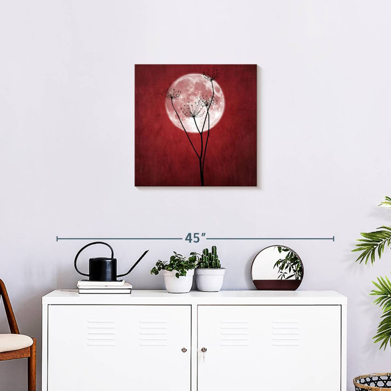 Oberle Glorious Blood Moon, 20" H x 20" W