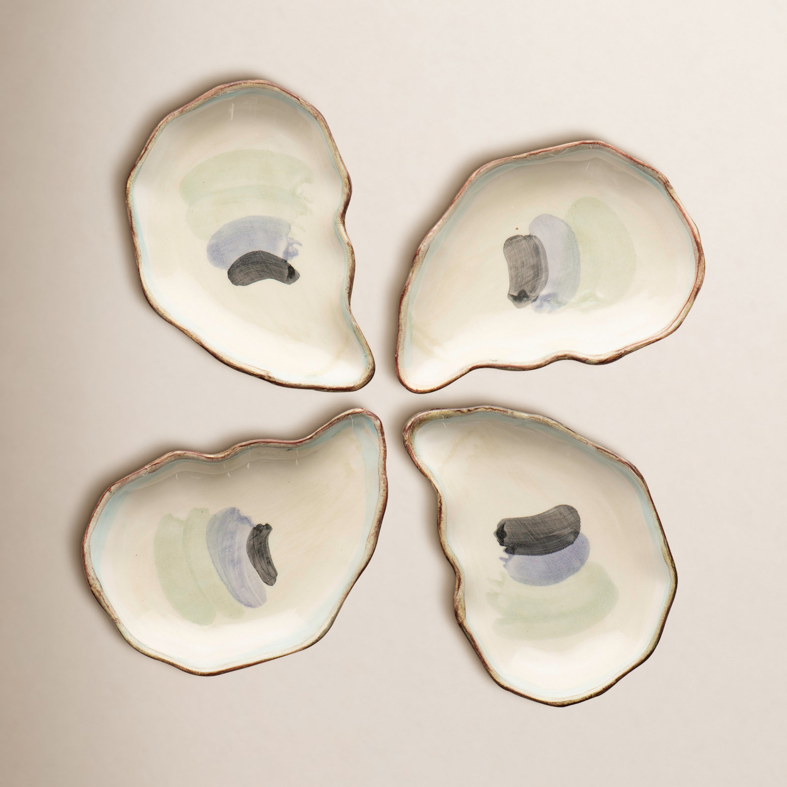Seaside 7" Ceramic Bread and Butter Plate