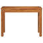 Bruges Rectangular Solid Wood Outdoor Dining Table - 110 cm W 55 cm D