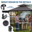 Abri à auvent durable pour patio extérieur-125905708