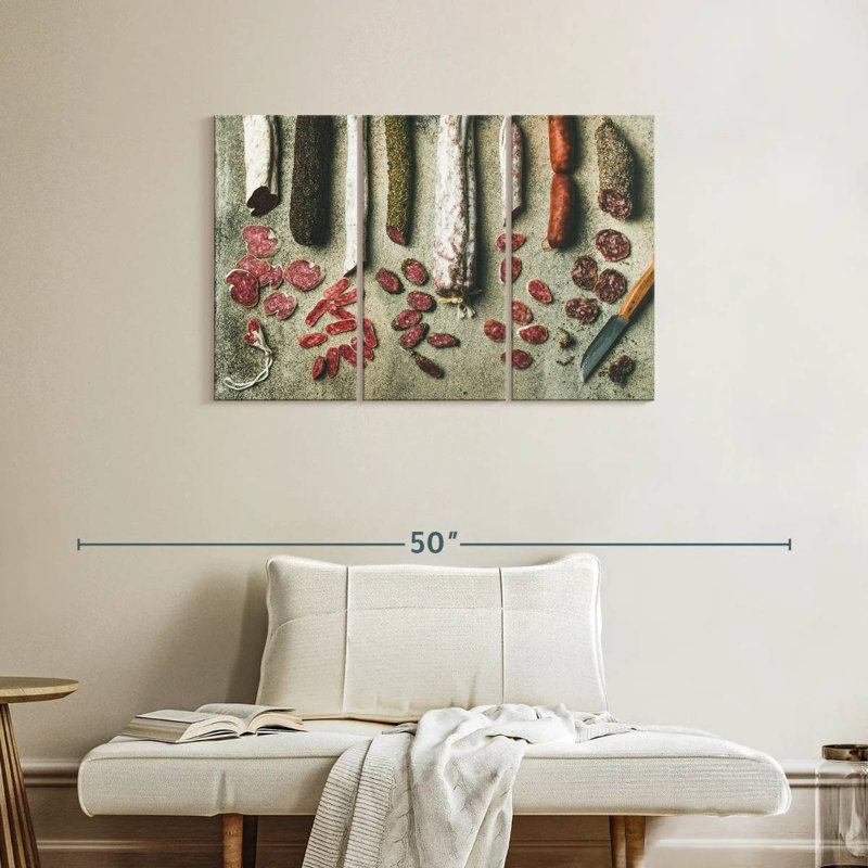 Yarlin Meat, 24" H x 38" W