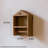 Rustic Solid Wood Wall Shelf
