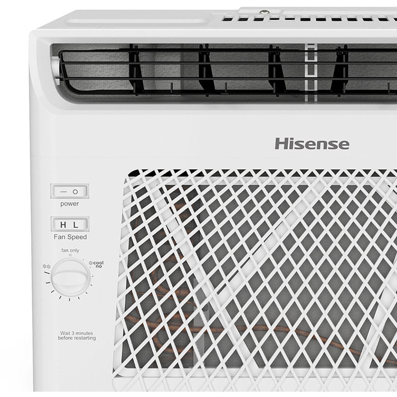 White 5,000 BTU Window Air Conditioner with Mechanical Controls