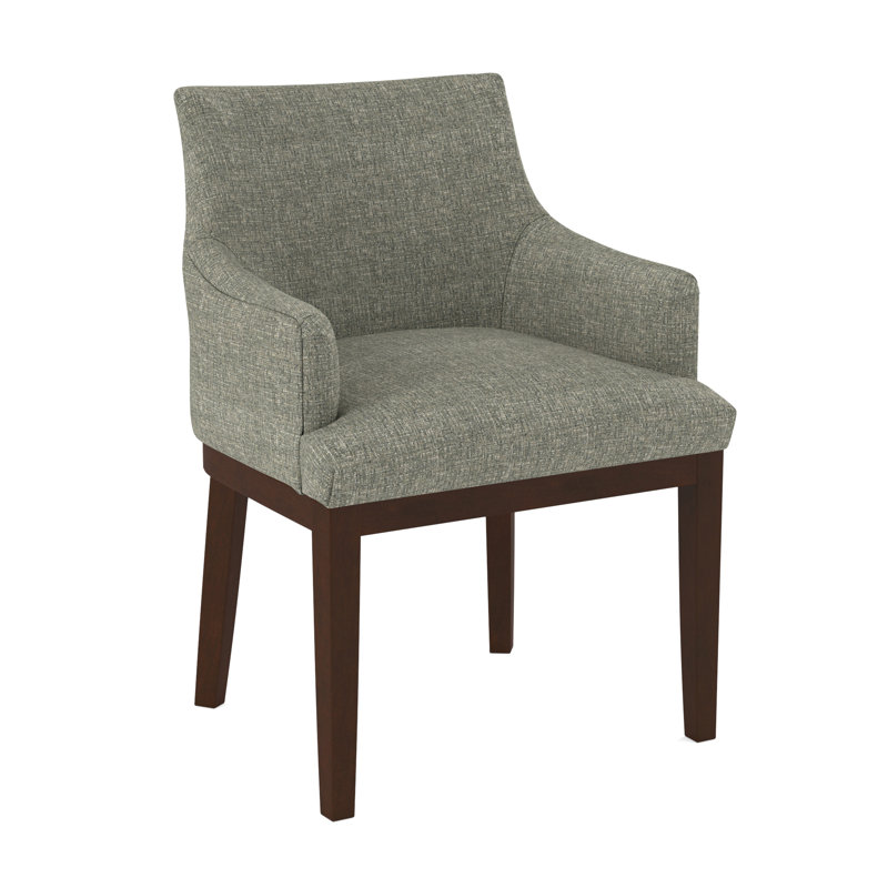 Upholstered Arm Chair, Evolution Caribou, Pecan
