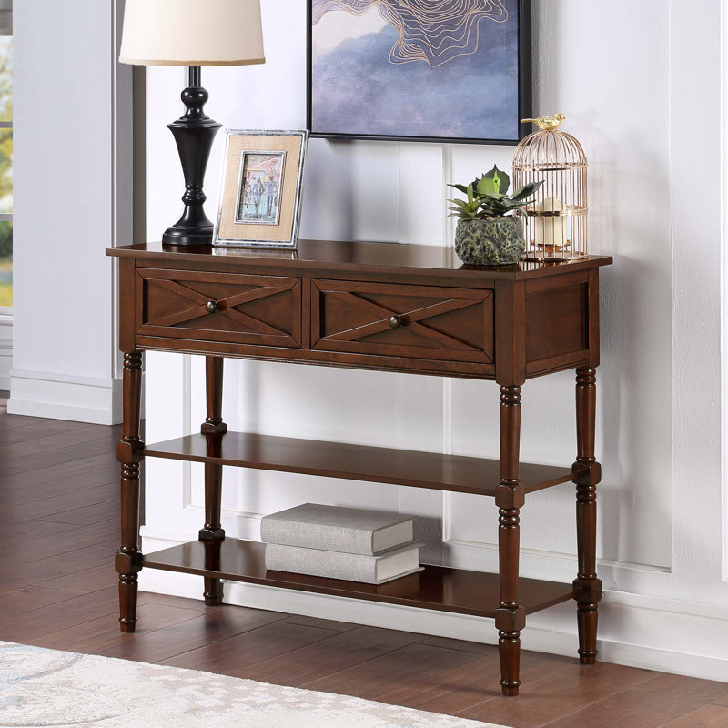 Lirette 38'' Console Table, Espresso