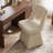 Modern Chenille Swivel Dining Chair, Open Back – 360° Rotating Design for Dining Room-784071238