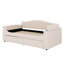 Upholstered Daybed With Storage Armrests, Trundle Bed And Latest Integrated Bluetooth Audio System-734682269
