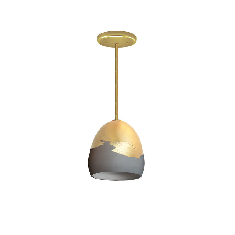 Architect 1 - Light Pendant, Gray & Brass Ombre, Not UL Listed for Dry Locations, No Bulb Included