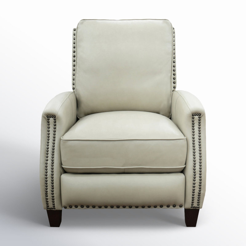 Llewellyn 31" Manual Standard Recliner, Shoreham Cream Top Grain Leather