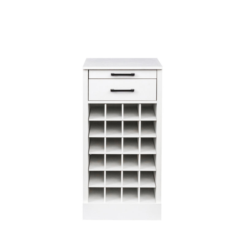 Buffet brun modulaire 24 pièces, Blanc