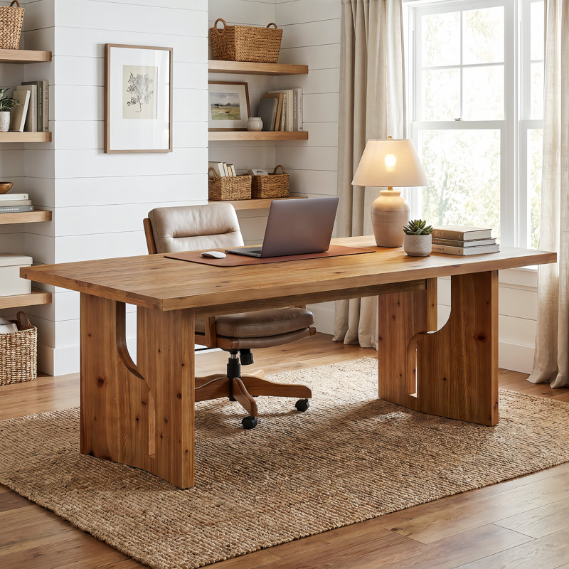 Solid Wood Executive Desk