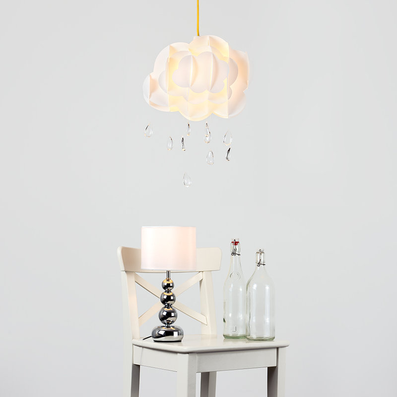 47 cm H Novelty Pendant Shade ( Screw On ) in White