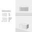 Meuble-lavabo simple 35,8 po avec comptoir en céramique Trunell