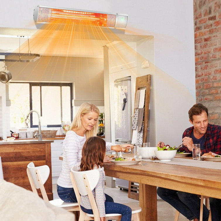 Gymax 5000 BTU Electric Ceiling Mounted Patio Heater | Wayfair