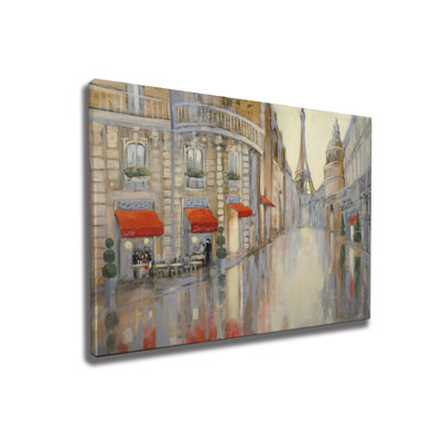 Stunning Decorative Canvas Painting, 19.7 x 27.6 inches | 50% Cotton / 50% Polyester, Digital Printing on Canvas | Elegant Wooden Frame (0.8 x 1.2 inches) | Perfect for Living Room, Bedroom & Office Decor
