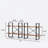 Lotus Large 2-tier Steel Etagere Bookshelves- 28.35" H X 70.86"-1301647726