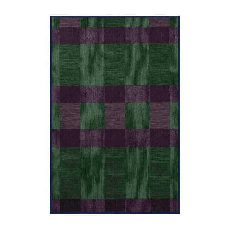 Tapis mauve lavable à la machine, Rectangle 3 pi x 5 pi