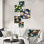 Ensemble de 5 impressions murales blanches zen