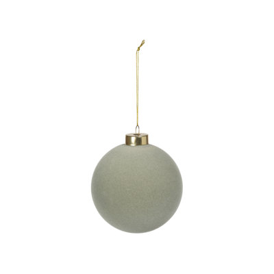  Flocked Ornament, 4"  
