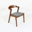 Chaise d'appoint en noyer Mayers
