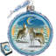 4'' Glass Hanging Figurine Ornament