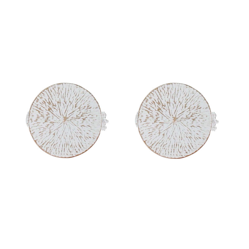 Embrasse de rideau 1,1 "Archi, Blanc / or