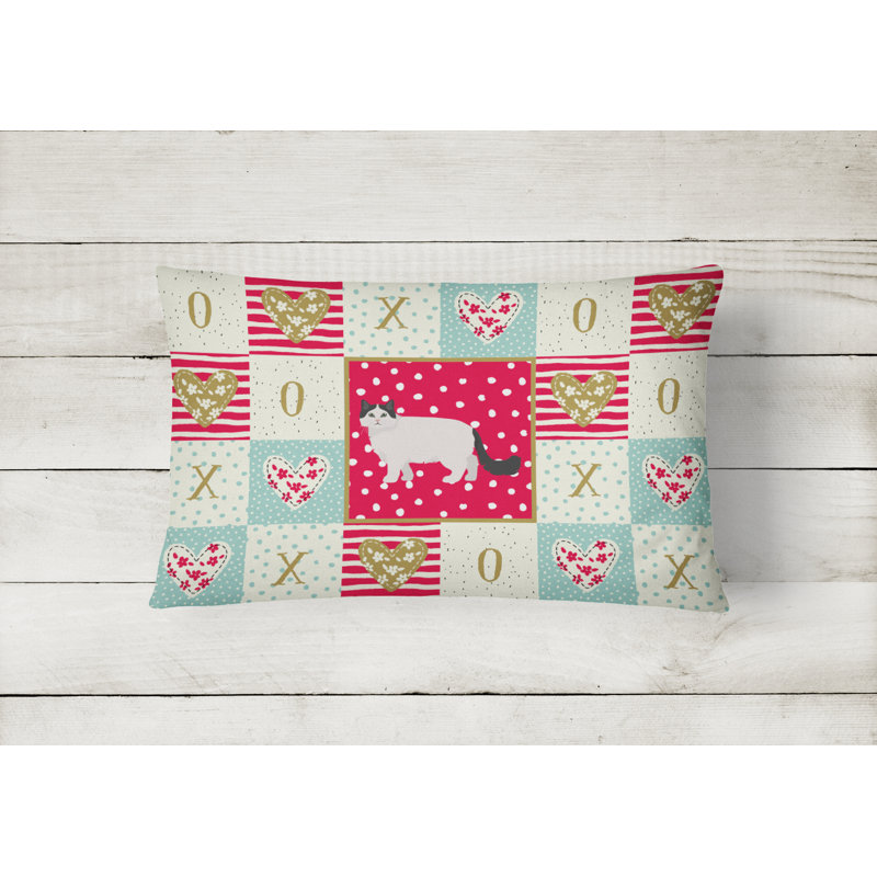 Patchwork Outdoor Throw Pillow