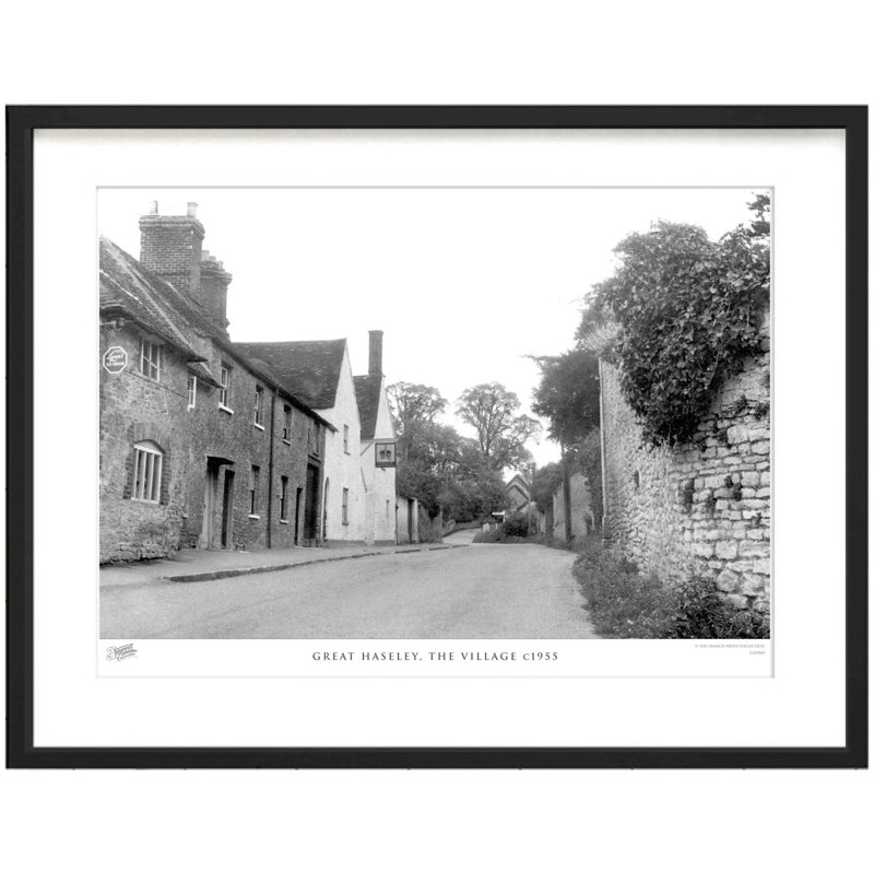 Great Haseley, The Village C1955 by Francis Frith - Single Picture Frame Print, 28cm H x 36cm W x 2.3cm D