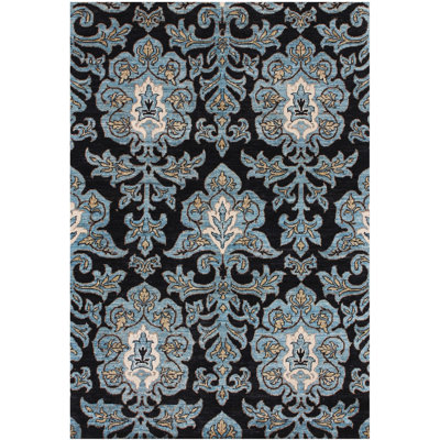 Geometric Hand Knotted Area Rug