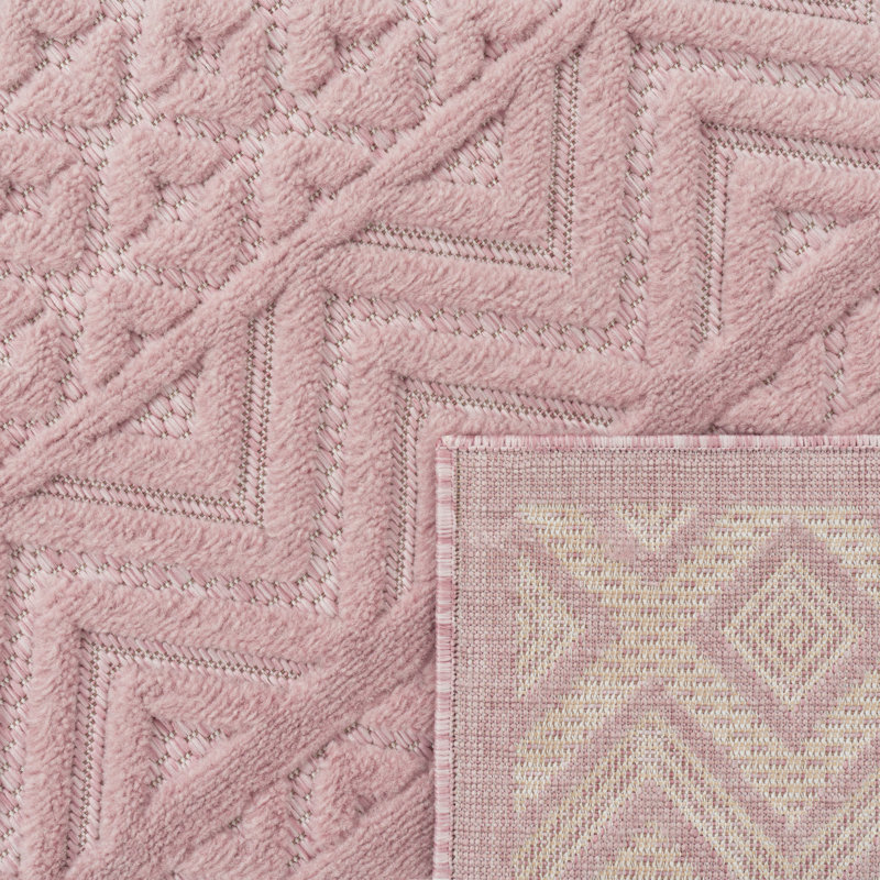 Holsworthy Solid Colour Indoor / Outdoor Area Rug, Runner 80 x 150cm