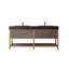 Ensemble de meuble-lavabo double 72 "