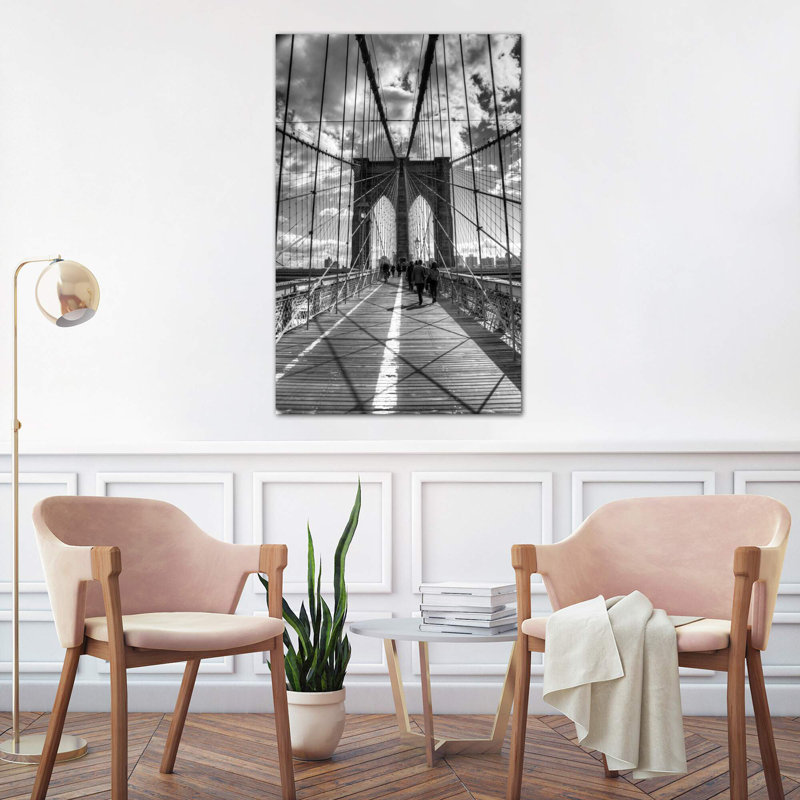 Brooklyn Bridge II New York City by Christopher Bliss - Wrapped Canvas Print, 101.6 cm H x 66.04 cm W x 1.91 cm D