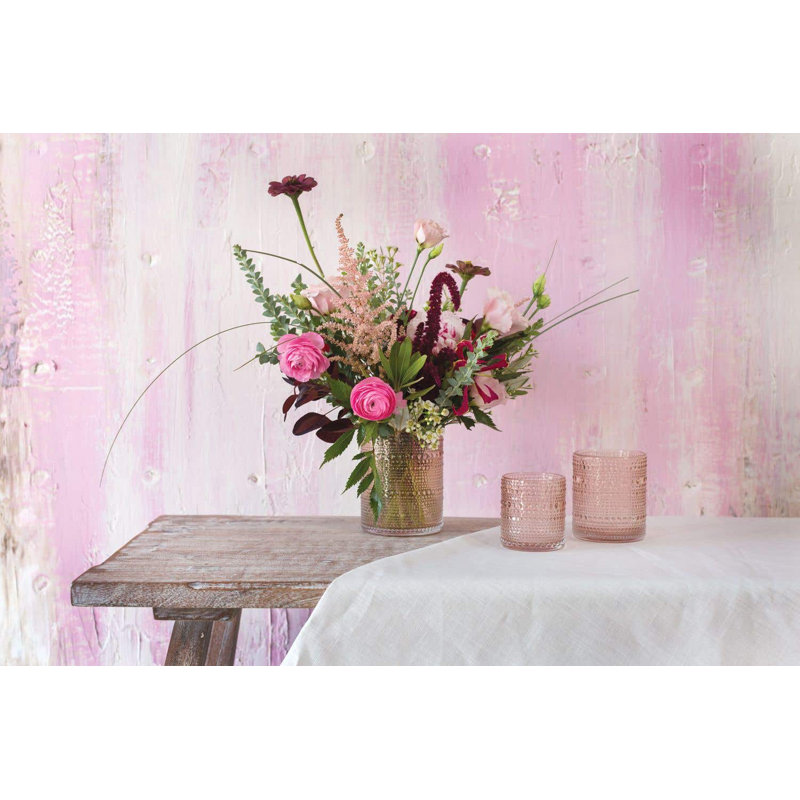 Porte-bougie en verre Rhapsody