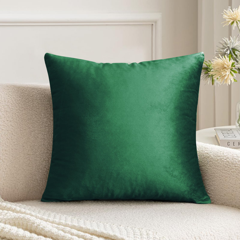 Kilian Square Cushion Cover, Green