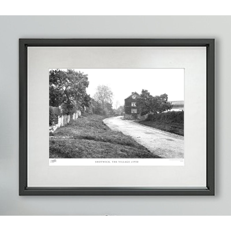 Shotwick, The Village C1950 - Single Picture Frame Print, 45cm H x 60cm W x 2.3cm D