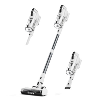 Aspirateur sans fil, aspirateur à charge rapide 600 W 50KPA 65 minutes Runtime, aspirateur autoportant à écran tactile à DEL pour poids léger, pour poils d'animaux