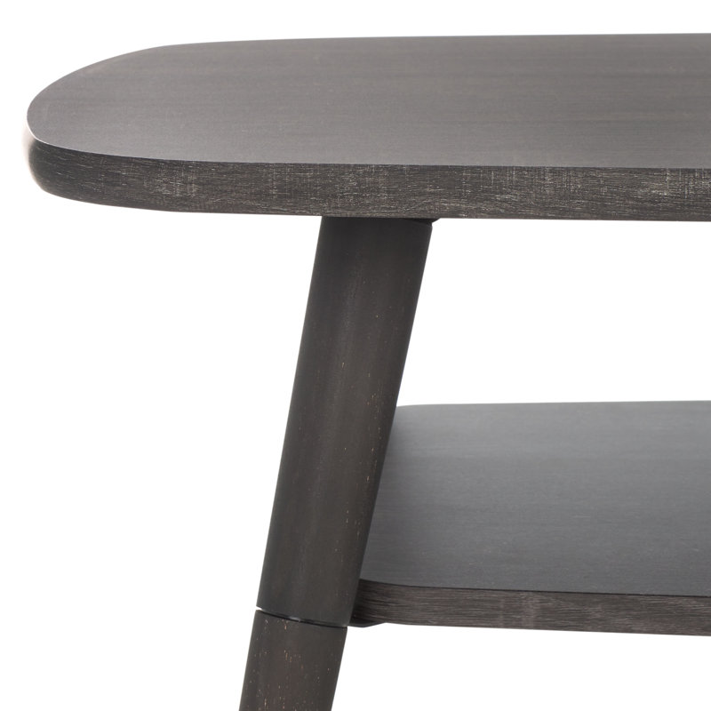 Cabel Coffee Table, Distressed Black