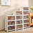 Nanika 3 Drawer Stackable Drawer with Locking Wheels