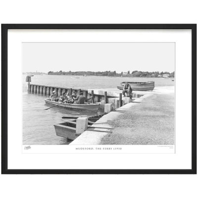 Mudeford, The Ferry C1950 by Francis Frith - Single Picture Frame Print