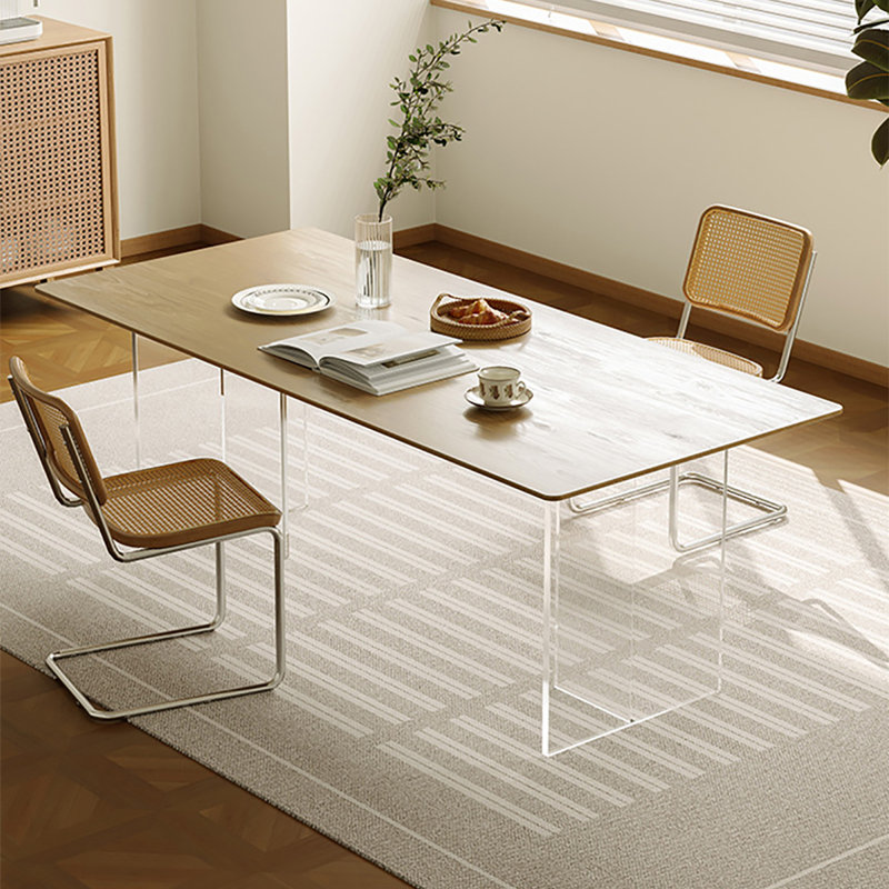 La table de salle à manger Stellamae, H 29,5 po x L 63 po x l 31,5 po